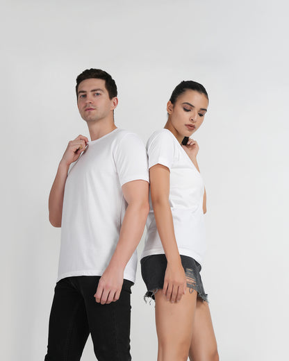 Customize your Couple T-Shirt with your own design